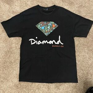 Diamond Supply Co. Black Tee with Graphic Logo